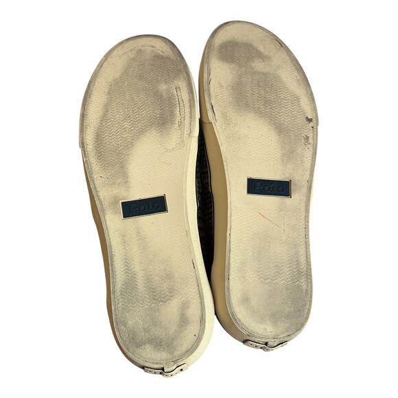 POLO RALPH LAUREN Keaton Harris Tweed Sneaker In Glen Plaid Size 14 - Picture 9 of 16